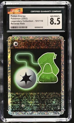 CGC 8.5 Potion Energy Legendary Collection 101/110 Reverse Holo Pokemon Card - Image 1 of 2