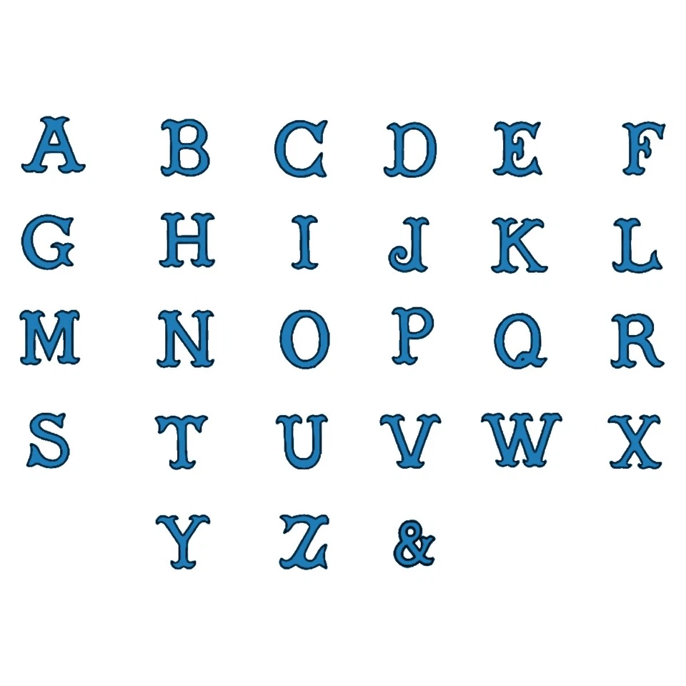 Patchwork Cutters EXTRA LARGE LETTERS Cake Icing Decorating Tool for Sugarcraft - Image 1 of 1