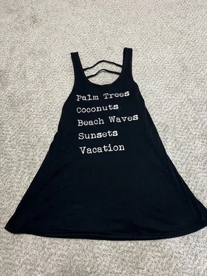 Traje de baño Xhilaration talla mediana M encubrimiento - palmeras, cocos y vibraciones de playa Foto 1 de 4