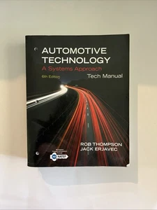 Automotive Technology: A Systems Approach, Erjavec & Thompson, 6th Edition - Picture 1 of 3