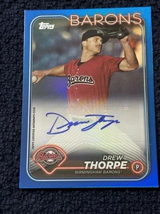 Lámina azul automática Topps Pro Debut Drew Thorpe 2024/150 PD-87 - Imagen 1 de 4