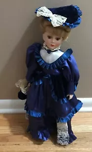 Vintage World Bazaars Inc Porcelain Doll - Picture 1 of 12