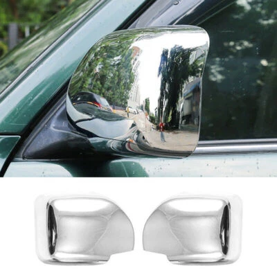 ABS Chrome Side Rearview Mirror Moulding Trim Cover 2x For LEXUS LX470 1998-2007 Foto 1 de 4