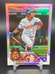 Jose Ramirez 2023 Topps Series 1 Rainbow Foil Parallel #256 Cleveland Guardians - Picture 1 of 2