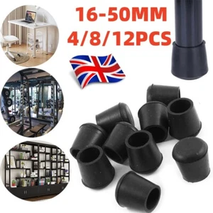 4/8/12X Rubber Chair Ferrule Anti Scratch Table Stool Feet Leg Grip Tip End Caps - Picture 1 of 15