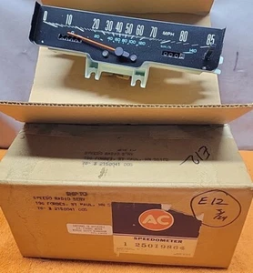 E12•AC GM 1979 Cadillac Eldorado Speedometer Head Unit New Old Stock #25019864 - Picture 1 of 10
