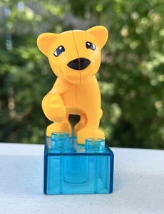 Lego Duplo Lion Cub on Blue Block Zoo Safari Animal - Picture 1 of 7