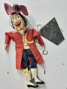 Juguete marioneta Capitán Garfio años 50 Walt Disney FUNCIONA - Imagen 1 de 4
