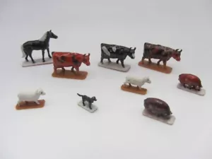 HO Scale Walter Merten Farm Animals 9pcs. - Picture 1 of 4