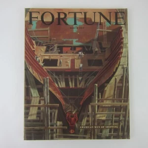 Vintage FORTUNE Magazine March 1949 Arthur Lidov Cover Studebaker Lincoln Ads - Picture 1 of 15