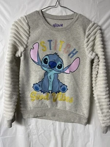 Disney Girls Stitch Sweater Size 10/12 - Picture 1 of 3