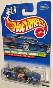 MOMC 1999 Hot Wheels #930 Caccia al Tesoro blu Ford Thunderbird T-Bird Stocker #2 - Foto 1 di 1