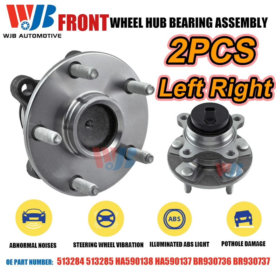 2PCS Front Wheel Hub Bearing Left Right for Lexus GS350 GS430 GS460 IS250 IS350 - Imagem 1 de 4