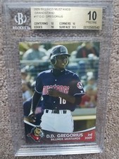 2009 Billings Mustangs Didi Gregorius BGS 10 PRISTINE GEM MINT Rookie Card RC