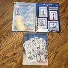 Lot of 3 Counted Cross Stitch Pattern Booklets Lighthouses Nautical Prayer