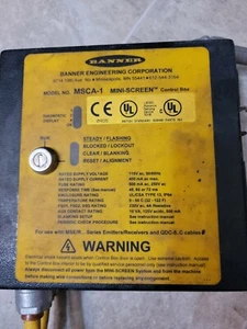 Banner Engineering MSCA-1 Mini Screen Light Curtain Control - Picture 1 of 6