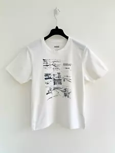 John Lewis Top T-Shirt Made by Care Trees Unisex Cotton Cloud Dancer LARGE - Picture 1 of 10
