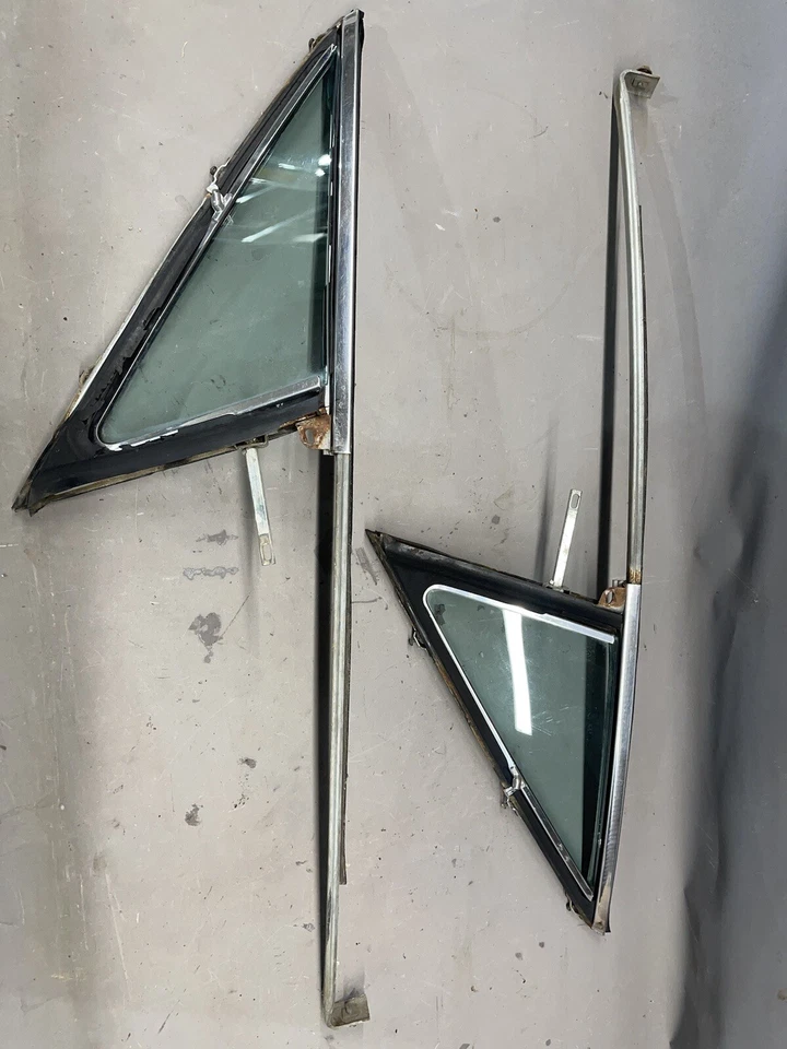 Ford Galaxie 1969 1970 marco de ventana de ventilación vidrio personalizado 500 puertas sedán Monterey OE Foto 1 de 4