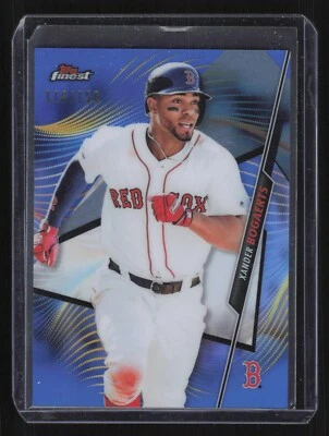 2020 Topps Finest Xander Bogaerts #5 True Blue Refractor /150 Red Sox  - Image 1 of 2