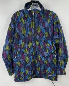 Vintage 90s Patagonia Leaf Pattern Synchilla Fleece 8 Mens S - Bild 1 von 4