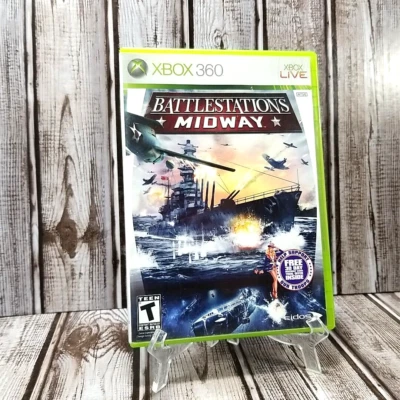 Battlestations: Midway (Microsoft Xbox 360, 2006) SCRATCHED Parts or Repair ONLY - Image 1 of 4