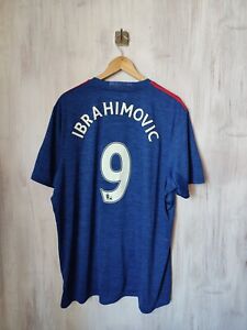 Manchester United 2016 2017 away 2XL Adidas jersey shirt tee XXL kit Ibrahimovic