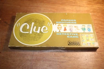 Juego de mesa de pistas Parker Brothers 1963 muestra algo de desgaste vintage  Foto 1 de 4