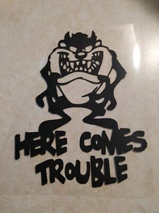 Taz Aufkleber Here Comes Trouble - Bild 1 von 1