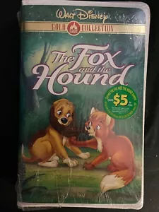 Disney Fox And The Hound Sealed NEW VHS. Clamshell Case - Picture 1 of 3