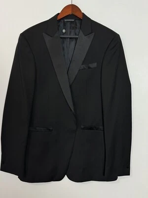 Chaqueta de Esmoquin #291 Colección Jhon Varvatos Ajuste Moderno Solapa Pico Talla 42 L Foto 1 de 4