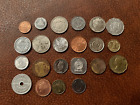 Huge Lot of 22 Assorted World Coins-Africa,Asia,America s,Europe Listed Below