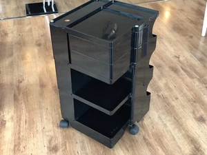 Joe Colombo Design Boby Rollcontainer Trolley schwarz - Bild 1 von 8