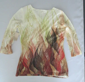 Camicia blusa donna junior Coldwater Creek XS 4 small 6 8 medium 10 12 nuova - Foto 1 di 4