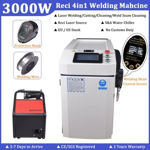 RECI 3000W 4 IN 1 Handheld Fiber Laser Welding Machine Metal Wleder 380V 3 Phase - Picture 1 of 17