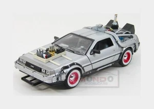 1:24 WELLY De Lorean Time Machine Back To The Future 3 WE22444 Model - Picture 1 of 2