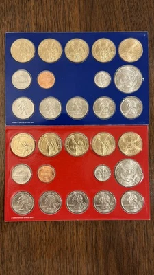 2008 US Mint 28 Coin P & D Uncirculated Coin Set | State Quarters - Image 1 of 2
