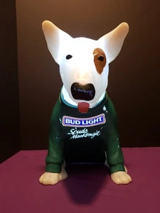 Bud Light Spuds MacKenzie Blasform Bullterrier Statue Budweiser kein Licht Vintage - Bild 1 von 20