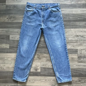 Carhartt B17 DST Relaxed Fit Jeans Men's Size 38x32 Blue Tapered Leg 100% Cotton - Picture 1 of 10