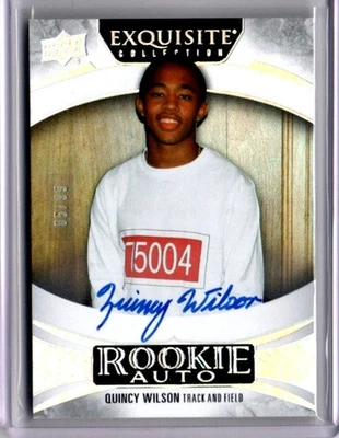 QUINCY WILSON 2025 GOODWIN CHAMPIONS EXQUISITE COLLECTION ROOKIE AUTO #05/99 #QW - Image 1 of 2