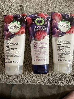 3X Herbal Essences Totally Twisted Curl Scrunching Gel 6oz Ea NEW - Image 1 of 4