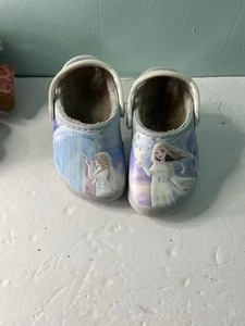 Zueco Crocs Fun Lab Niños Pequeños Forrado Disney Frozen II - Zapato Talla C8 - Imagen 1 de 6