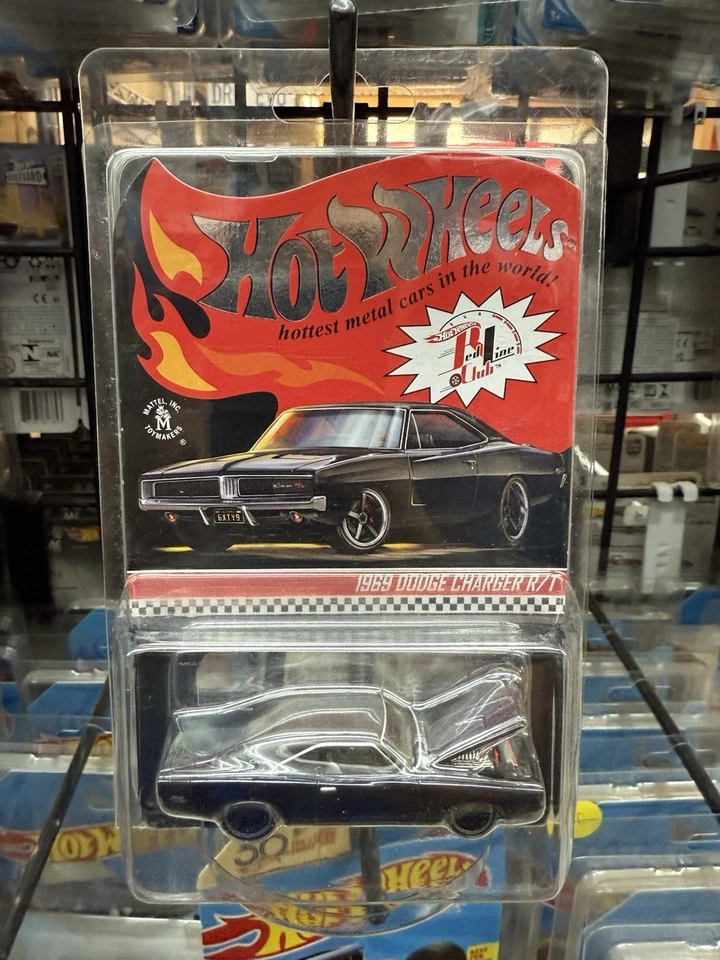 Hot Wheels RLC 1969 Dodge Charger R/T Black - Image 1 of 1