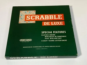 Scrabble Deluxe Board Game 1973 Vintage Spears Games Complete - Picture 1 of 10