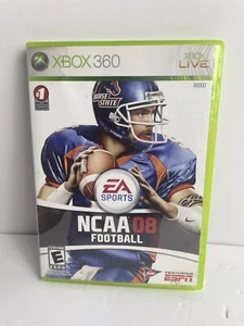NCAA Football 08 (Xbox 360, 2007) Complete With Manual Video Game Football - Picture 1 of 3