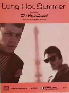 The Style Council - Long Hot Summer-1983-Original Australian Sheet Music-RARE! - Picture 1 of 1