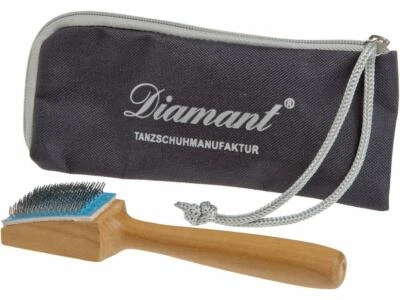 Diamant Aufrauhbürste HW10910 mit Etui, Kratzbürste für Tanzschuhe zum Aufrauen