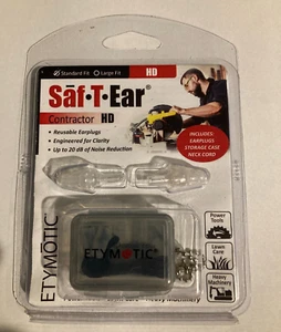 Tapones para los oídos Etymotic ERSTE-20 Saf-T-Ears HD 20 dB - Gris - NUEVO - Imagen 1 de 2