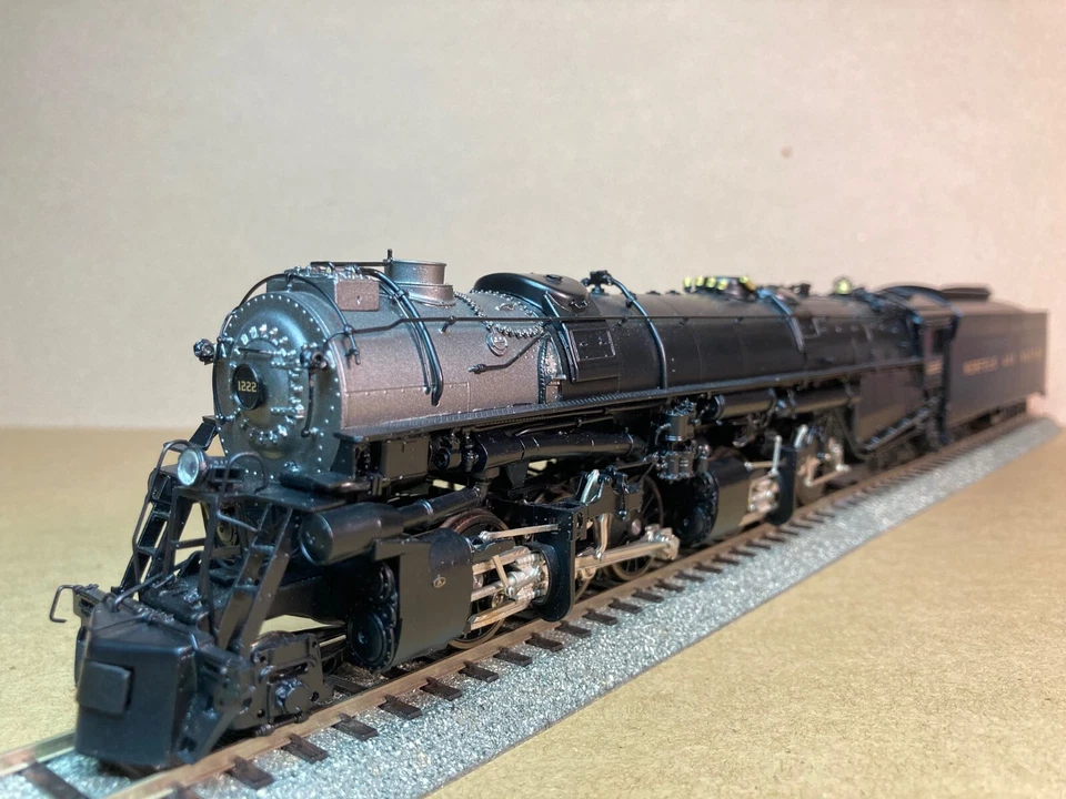 Norfolk & Western 2-6-6-4 Class A Rd #1222, PSC #17094-1 Factory Ptd Brass New - Image 1 of 4