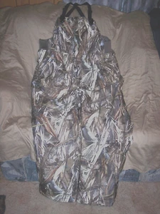 Mens Large Camo Bib Overalls Insulated Hunting Bibs Camo Coverall Bib Waterproof - Picture 1 of 8
