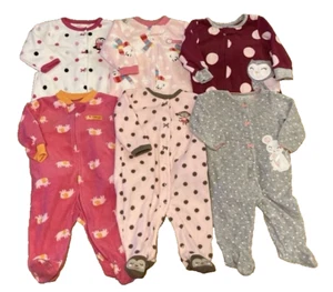 Lote de lunares para bebé niña 6 meses Carters polar patas mono búho... - Imagen 1 de 13